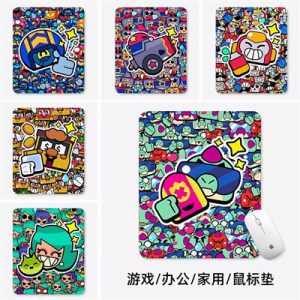 Leon Spike Mouse Pad Natural Rubber Washable