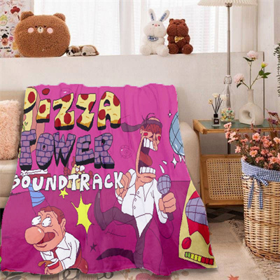Pizza Tower Blankets Printing Soft Nap Blanket On Home/Sofa/Office Portable Travel Cover Blanket - Image 10