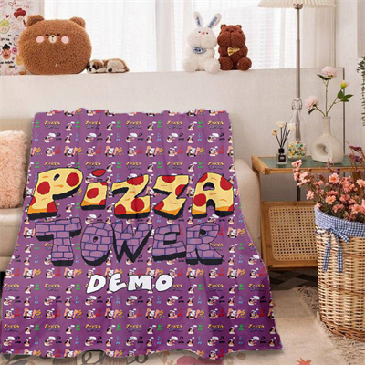 Pizza Tower Blankets Printing Soft Nap Blanket On Home/Sofa/Office Portable Travel Cover Blanket - Image 14