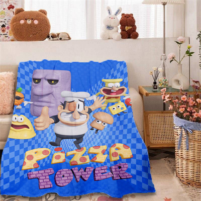 Pizza Tower Blankets Printing Soft Nap Blanket On Home/Sofa/Office Portable Travel Cover Blanket - Image 6