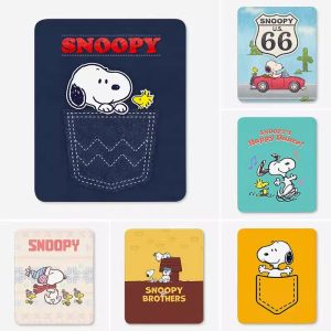Snoopy Mouse Pad Natural Rubber Washable