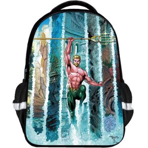 Aquaman Backpack Schoolbag