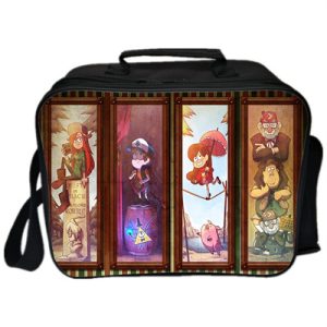 Gravity Falls Lunch Bag Picnic Box Portable