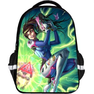 Overwatch D.Va Backpack Schoolbag