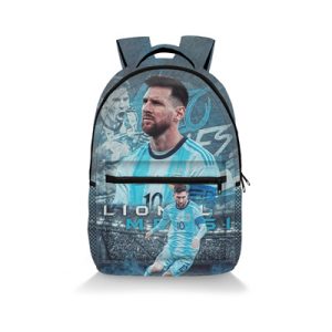 18 Inch Messi Backpack men and women backpack travel bag full printing student school bag