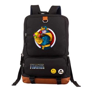 18 Inch Thanos Printed youth student schoolbag large capacity travel bag men and women shoulder computer backpack