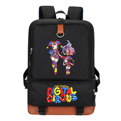 Circus Canvas Backpack Shoulder School Bag - Image 13