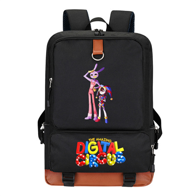 Circus Canvas Backpack Shoulder School Bag - Image 17