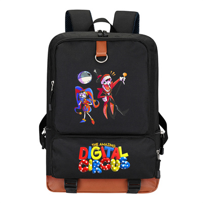 Circus Canvas Backpack Shoulder School Bag - Image 20
