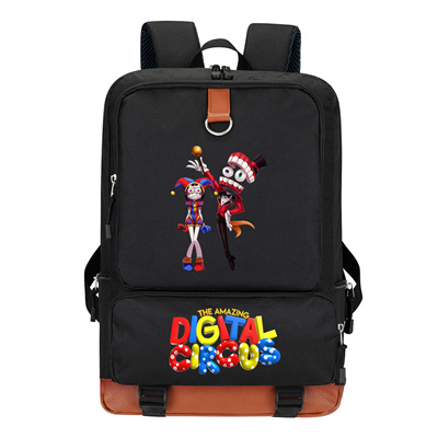 Circus Canvas Backpack Shoulder School Bag - Image 21