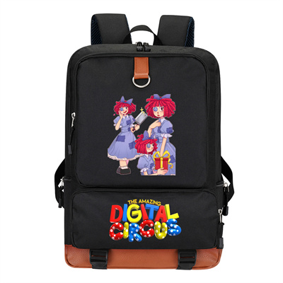 Circus Canvas Backpack Shoulder School Bag - Image 24