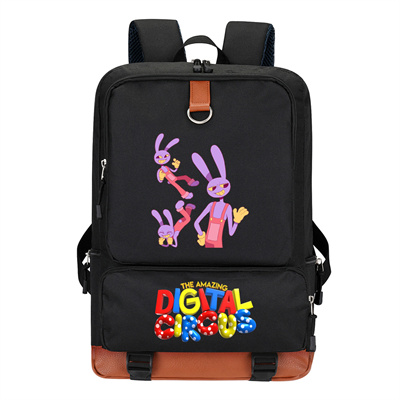 Circus Canvas Backpack Shoulder School Bag - Image 25