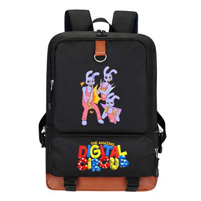 Circus Canvas Backpack Shoulder School Bag - Image 27