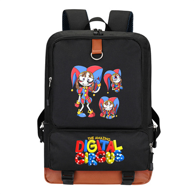 Circus Canvas Backpack Shoulder School Bag - Image 29