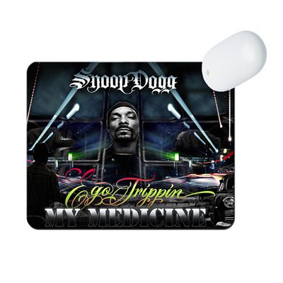 Snoop Dogg Mouse Pad Natural Rubber Washable - Image 13