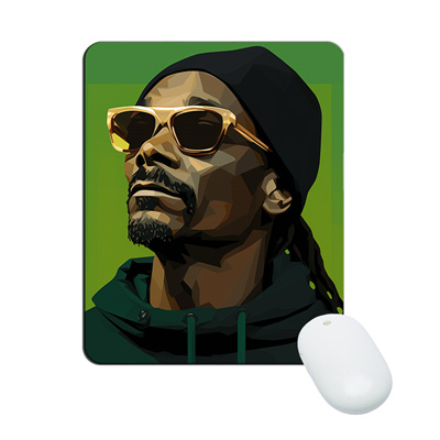 Snoop Dogg Mouse Pad Natural Rubber Washable - Image 3