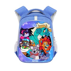 Indigo Park Backpack School Bag Blue