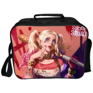 Harley Quinn Lunch Bag Picnic Box Portable