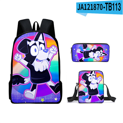 16 Inch Bluey Backpack School Bag+Messenger Bag+Pencil Bag - Image 17