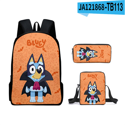 16 Inch Bluey Backpack School Bag+Messenger Bag+Pencil Bag - Image 19