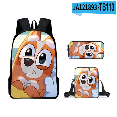 16 Inch Bluey Backpack School Bag+Messenger Bag+Pencil Bag - Image 2
