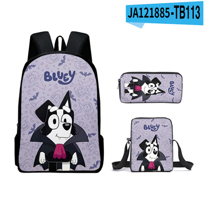 16 Inch Bluey Backpack School Bag+Messenger Bag+Pencil Bag - Image 4