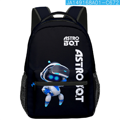 18 Inch Astro Bot Backpack men and women backpack travel bag full printing student school bag - Image 17