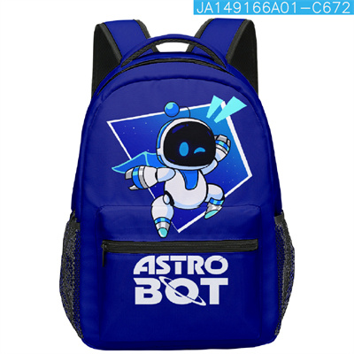 18 Inch Astro Bot Backpack men and women backpack travel bag full printing student school bag - Image 19
