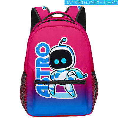 18 Inch Astro Bot Backpack men and women backpack travel bag full printing student school bag - Image 20