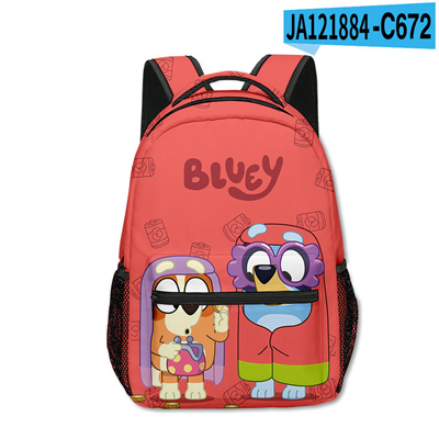 18 Inch Bluey Backpack men and women backpack travel bag full printing student school bag - Image 15