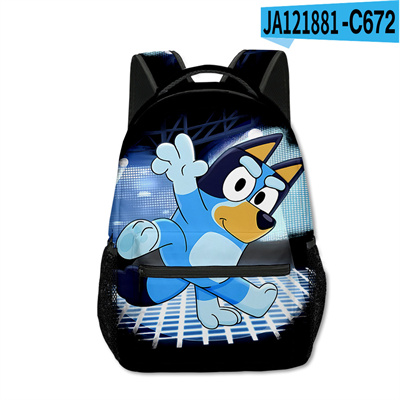 18 Inch Bluey Backpack men and women backpack travel bag full printing student school bag - Image 17