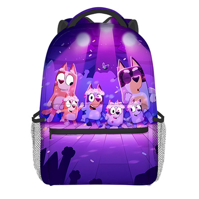 18 Inch Bluey Backpack men and women backpack travel bag full printing student school bag - Image 2