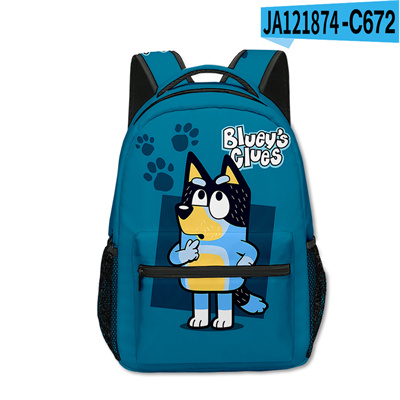 18 Inch Bluey Backpack men and women backpack travel bag full printing student school bag - Image 22