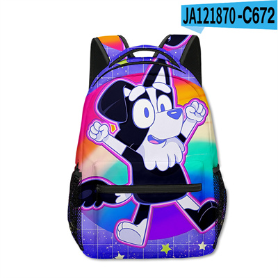18 Inch Bluey Backpack men and women backpack travel bag full printing student school bag - Image 25