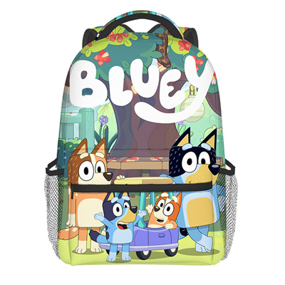 18 Inch Bluey Backpack men and women backpack travel bag full printing student school bag - Image 5