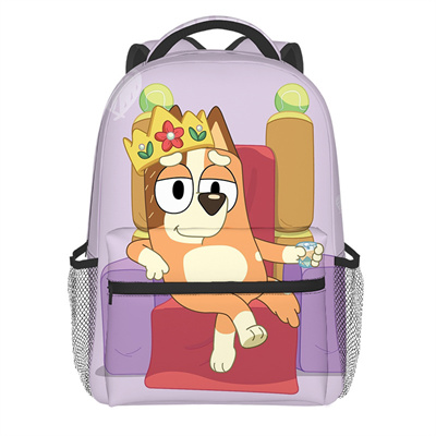 18 Inch Bluey Backpack men and women backpack travel bag full printing student school bag - Image 6