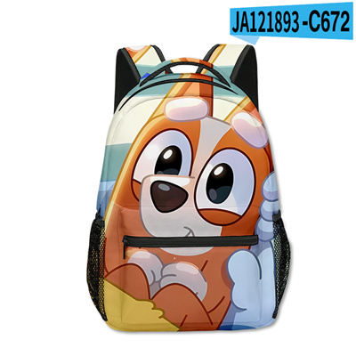 18 Inch Bluey Backpack men and women backpack travel bag full printing student school bag - Image 7
