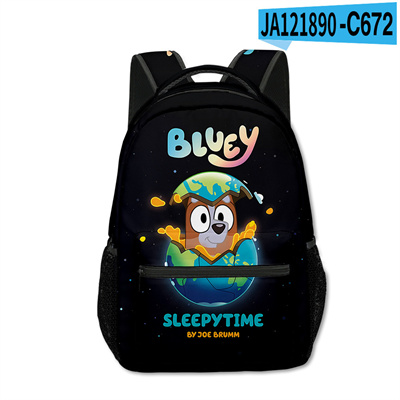 18 Inch Bluey Backpack men and women backpack travel bag full printing student school bag - Image 9