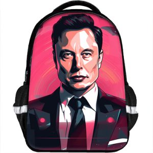 Elon Musk Backpack Schoolbag