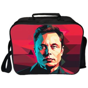 Elon Musk Cooler Bag Insulation Bag Students School Food Storage Box
