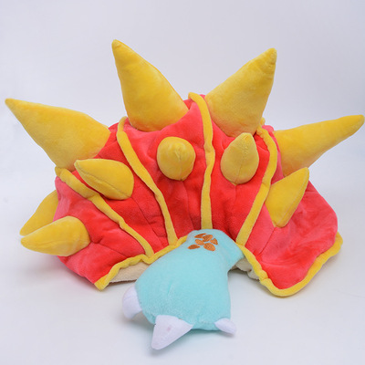 League of Legends Rammus One Size Cosplay Costume Party Warm Plush Hat - Image 5