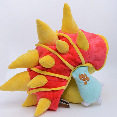 League of Legends Rammus One Size Cosplay Costume Party Warm Plush Hat - Image 6