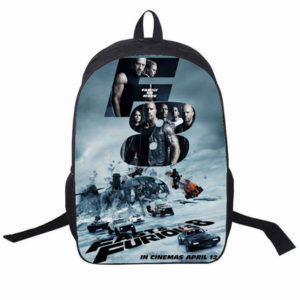 16″Fast&Furious Backpack School Bag