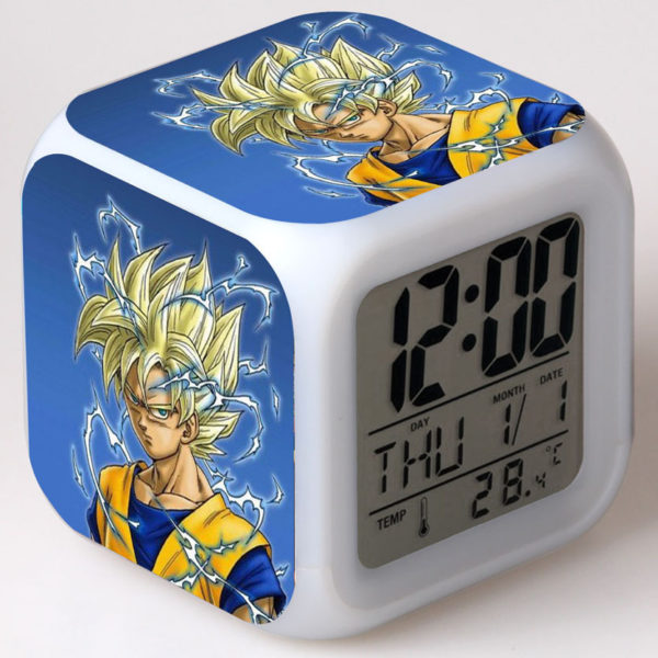 Dragon Ball 7 Colors Change Digital Alarm LED Clock 23