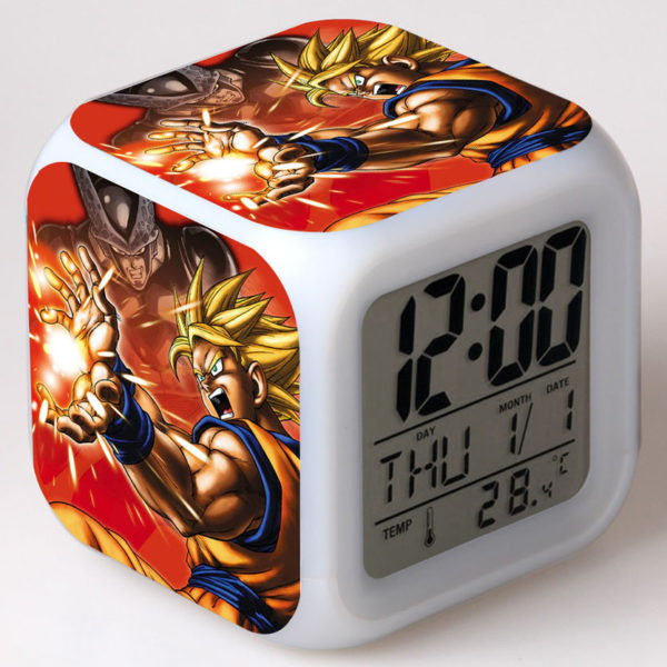 Dragon Ball 7 Colors Change Digital Alarm LED Clock 28