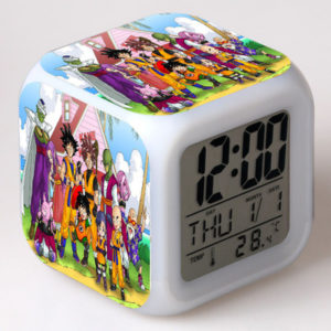Dragon Ball 7 Colors Change Digital Alarm LED Clock 4