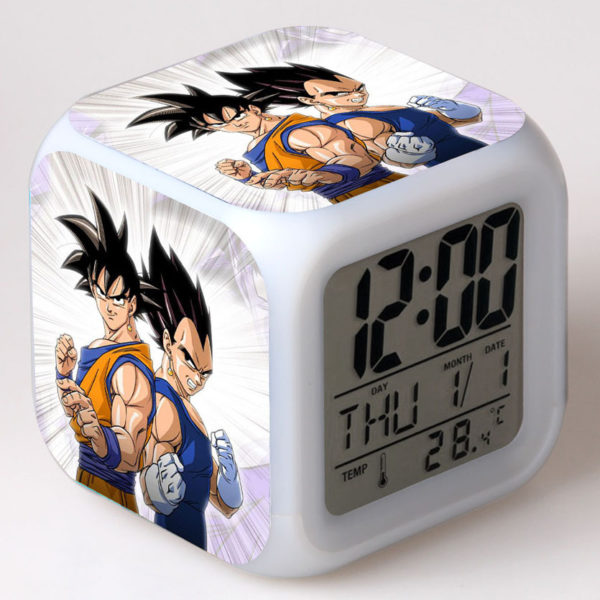 Dragon Ball 7 Colors Change Digital Alarm LED Clock 5
