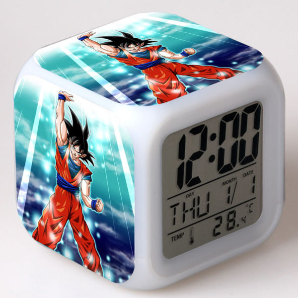 Dragon Ball 7 Colors Change Digital Alarm LED Clock 8