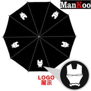 Iron Man Foldable Umbrella For Sunny Rainy Anti-UV Umbrella 3