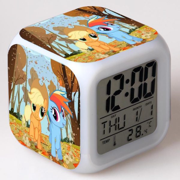 My Little Pony 7 Colors Change Digital Alarm LED Clock 1